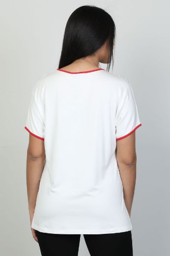 Picture of First Orme 262 RED Women T-Shirt