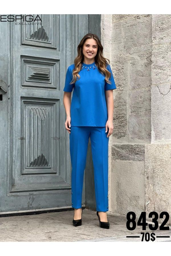 Picture of Espiga 8432 BLUE Women Suit