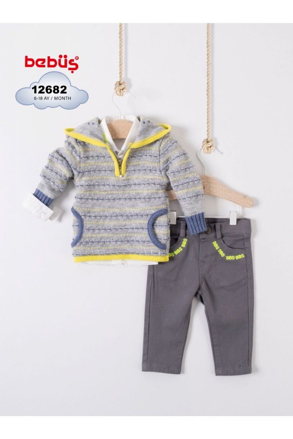 Picture of Bebüş 12682 YELLOW Baby Suit