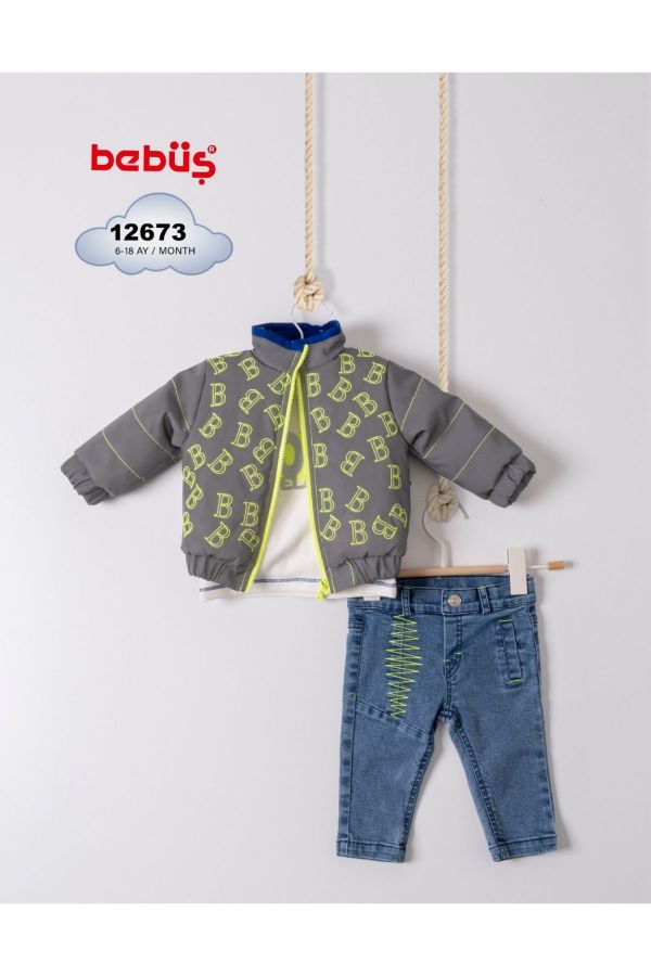 Picture of Bebüş 12673 YELLOW Baby Suit