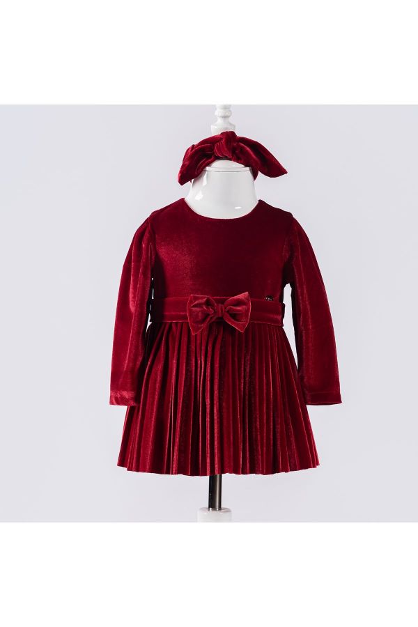 Picture of Bebüş 13915 RED Baby Dress