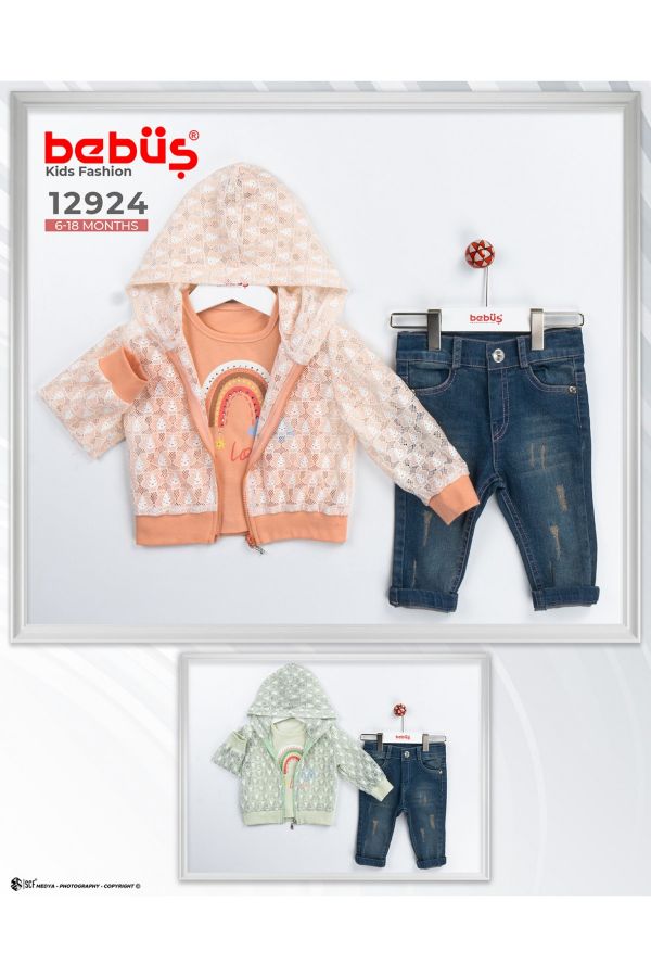 Picture of Bebüş 12924 SALMON Baby Suit