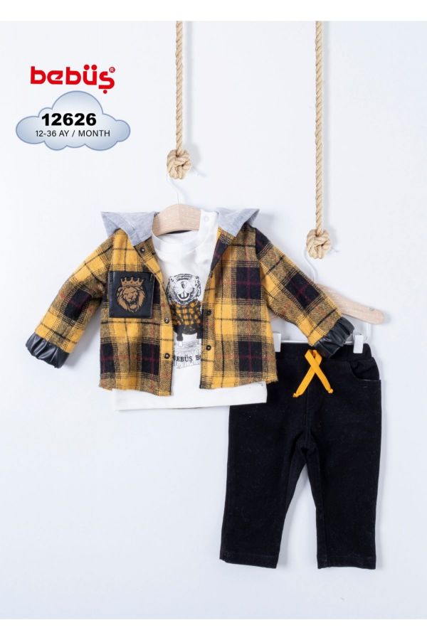 Picture of Bebüş 12626 MUSTARD Baby Suit