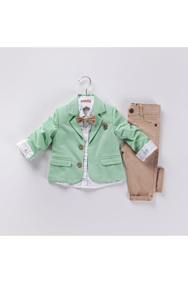 Picture of Bebüş 13635 GREEN Baby Suit