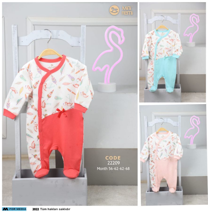 Изображение KTS KIDS 22209 РОЗОВЫЙ Детский комбинезон для младенцев