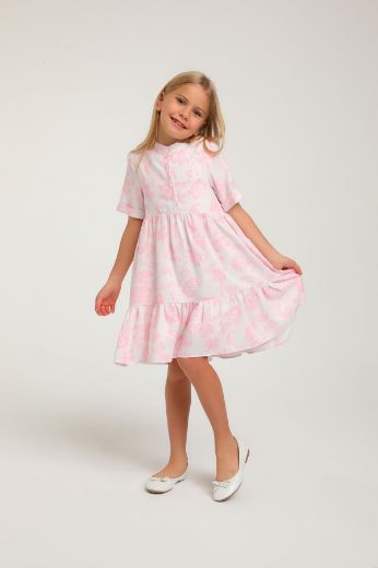 Picture of Lome Kids L01 PINK Girl Dress