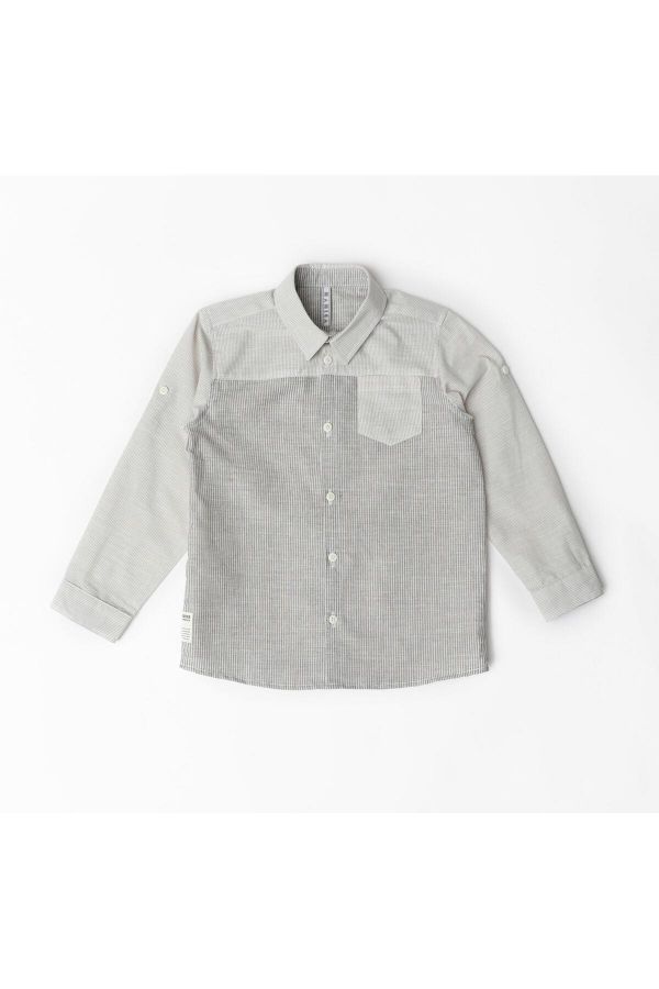 Picture of Nanica 122143 GREY Boy Shirt