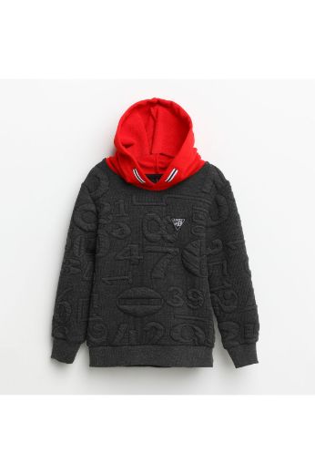 Picture of Nanica 321334 ANTHRACITE Boy Sweatshirt