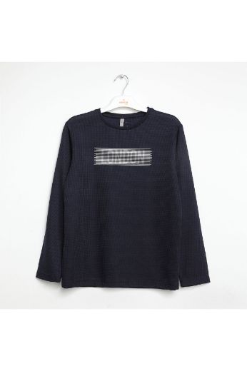 Picture of Nanica 322308 NAVY BLUE Boy Sweatshirt