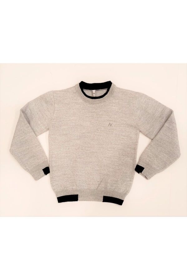 Picture of Nanica 323401 LIGHT GREY Boys  Sweater