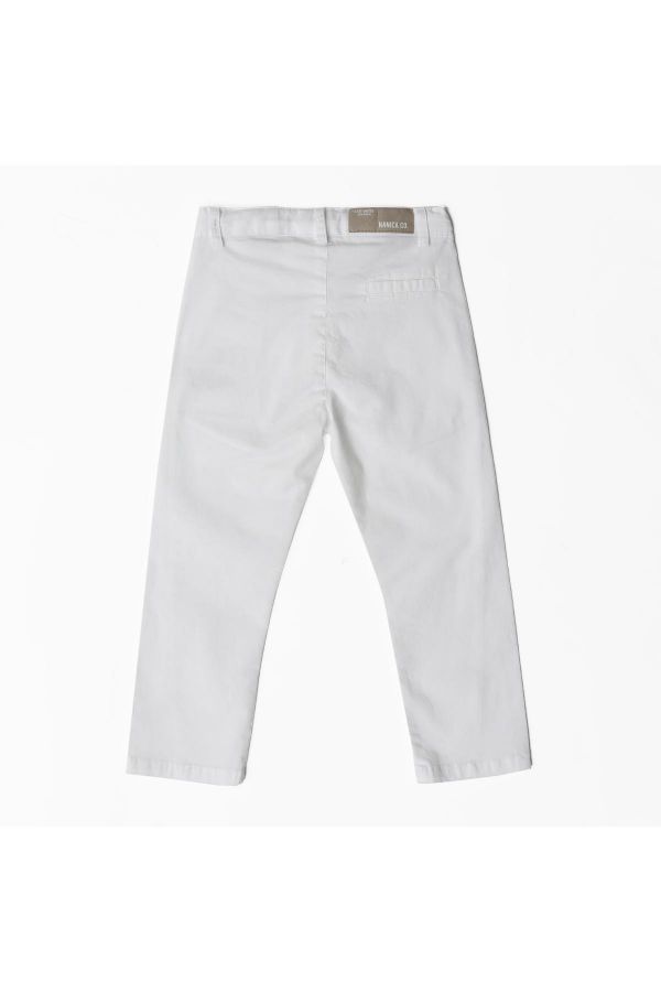 Picture of Nanica 122201 WHITE BOYS TROUSERS