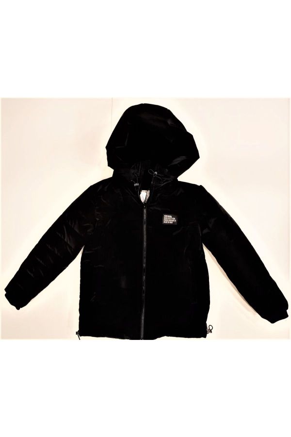 Picture of Nanica 323505 BLACK Boy Puffer Coat