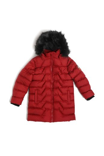 Picture of Nanica 322513 BURGUNDY Boy Puffer Coat