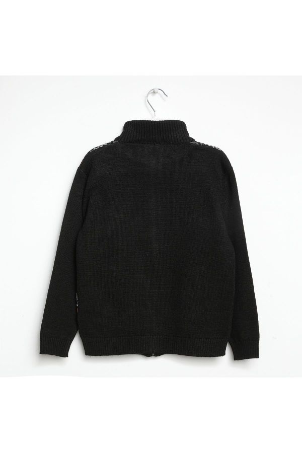 Picture of Nanica 322414 BLACK Boys Cardigan