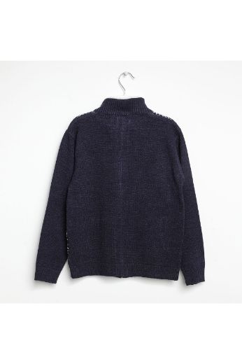 Picture of Nanica 322413 NAVY BLUE Boys Cardigan