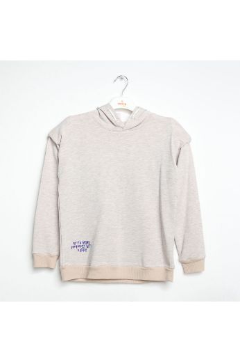 Picture of Nanica 422300 BEIGE Girl Sweatshirt