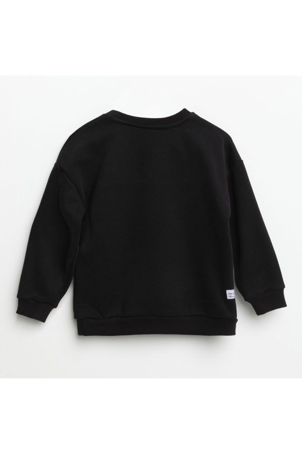 Picture of Nanica 321332 BLACK Boy Sweatshirt