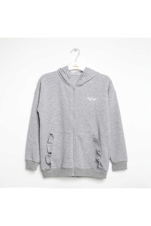 Nanica 422302 GRI Kız Çocuk Sweatshirt resmi