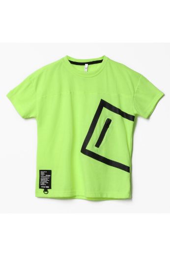 Picture of Nanica 122347 NEON GREEN Boy T-Shirt