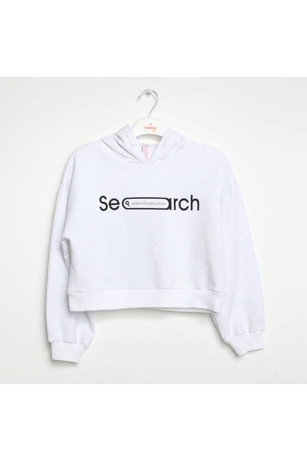 Picture of Nanica 422309 WHITE Girl Sweatshirt