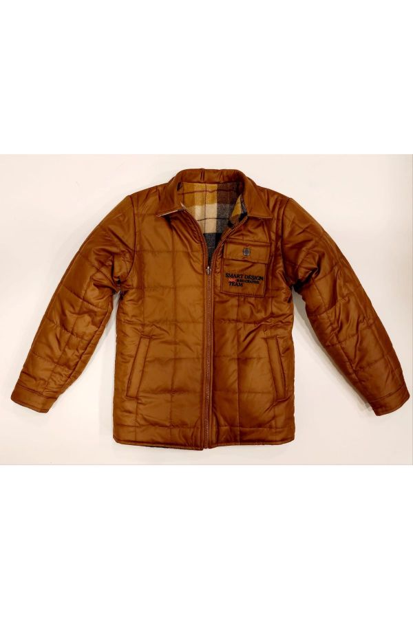 Picture of Nanica 323508 CAMEL Boy Puffer Coat