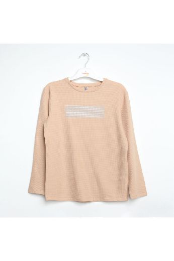 Picture of Nanica 322309 BEIGE Boy Sweatshirt