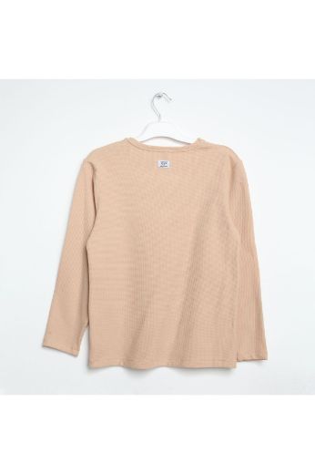 Picture of Nanica 322309 BEIGE Boy Sweatshirt