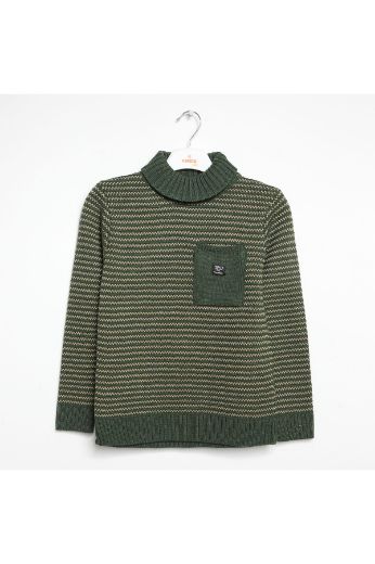 Picture of Nanica 322410 GREEN Boys  Sweater