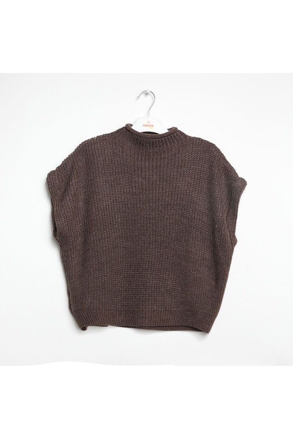 Picture of Nanica 422408 BROWN Gırl Sweater