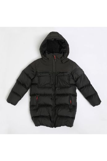 Picture of Nanica 322511 BLACK Boy Puffer Coat