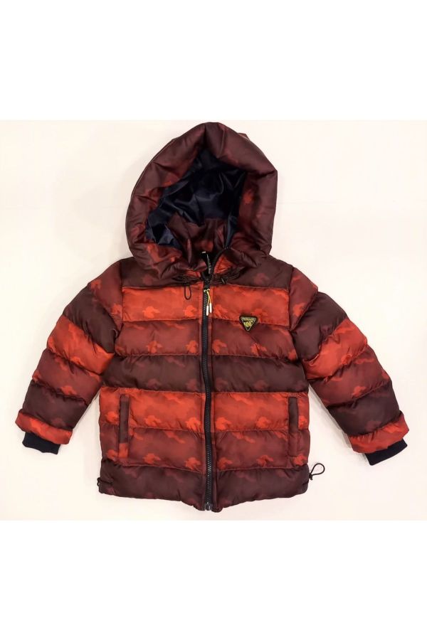 Picture of Nanica 323515 RED Boy Puffer Coat