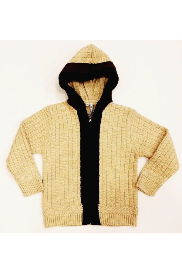 Picture of Nanica 323409 BEIGE Boys Cardigan