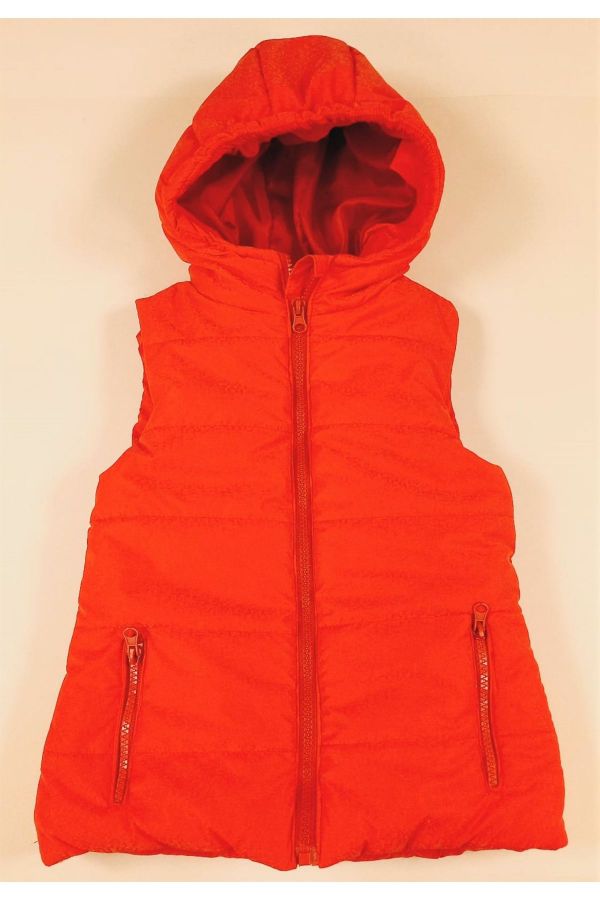 Picture of Nanica 423500 RED Girl Puffer Coat