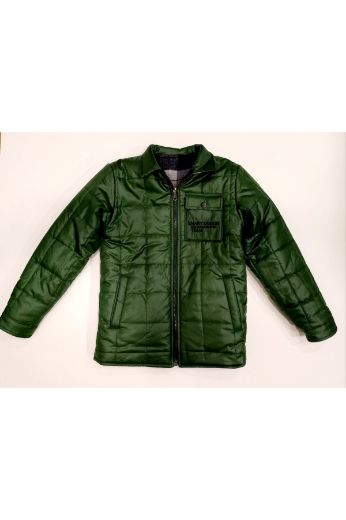 Picture of Nanica 323509 GREEN Boy Puffer Coat