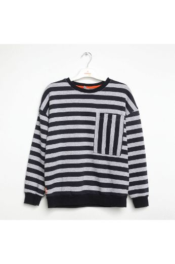 Picture of Nanica 322322 NAVY BLUE Boy Sweatshirt