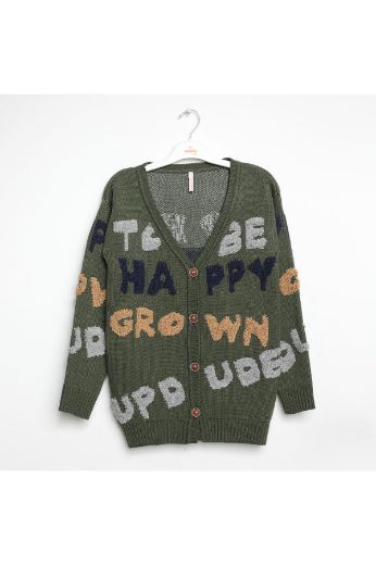 Picture of Nanica 422401 GREEN Girl Cardigan