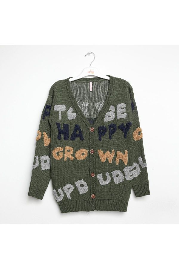 Picture of Nanica 422401 GREEN Girl Cardigan