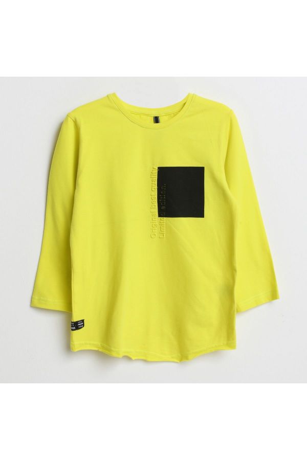 Picture of Nanica 321374 YELLOW Boy Sweatshirt