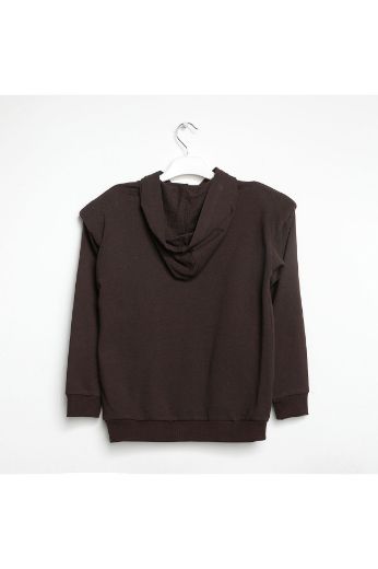 Picture of Nanica 422300 BROWN Girl Sweatshirt