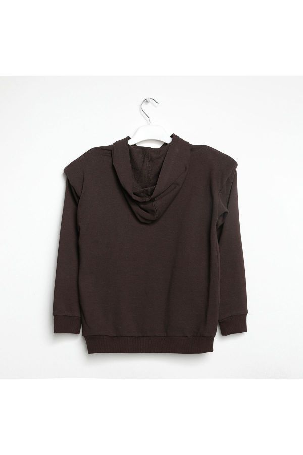 Picture of Nanica 422300 BROWN Girl Sweatshirt