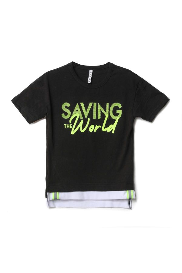 Picture of Nanica 122358 NEON GREEN Boy T-Shirt