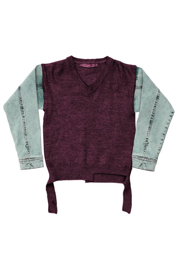 Picture of Nanica 420407 PURPLE Gırl Sweater