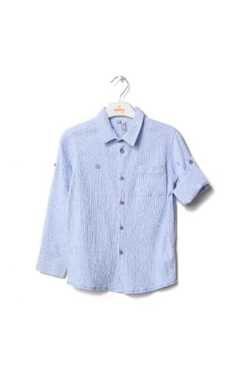 Picture of Nanica 123120 BLUE Boy Shirt