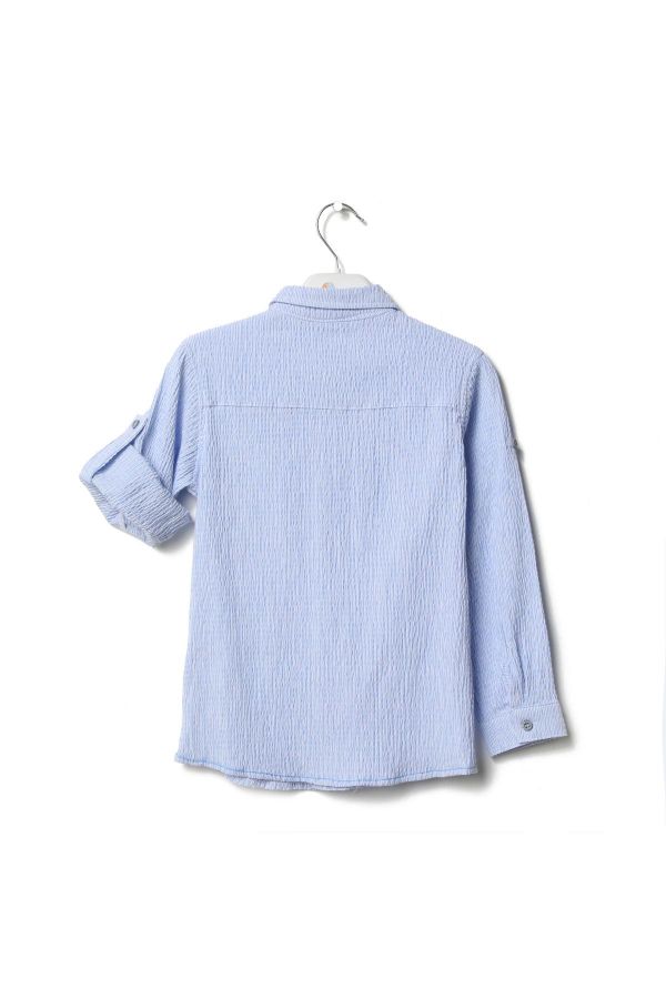 Picture of Nanica 123120 BLUE Boy Shirt