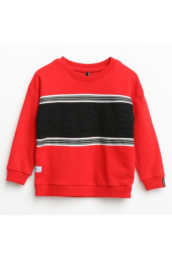 Picture of Nanica 321332 RED Boy Sweatshirt