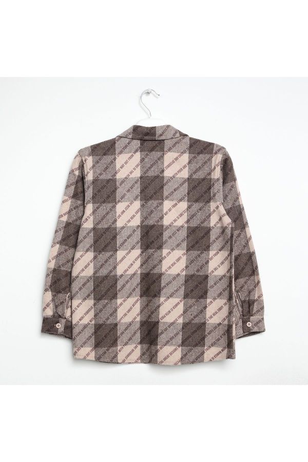 Picture of Nanica 322110 BROWN Boy Shirt