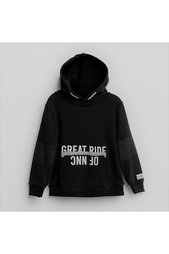 Picture of Nanica 321344 BLACK Boy Sweatshirt