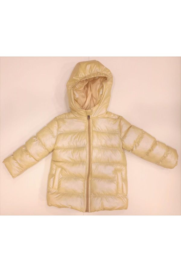 Picture of Nanica 423503 BEIGE Girl Puffer Coat