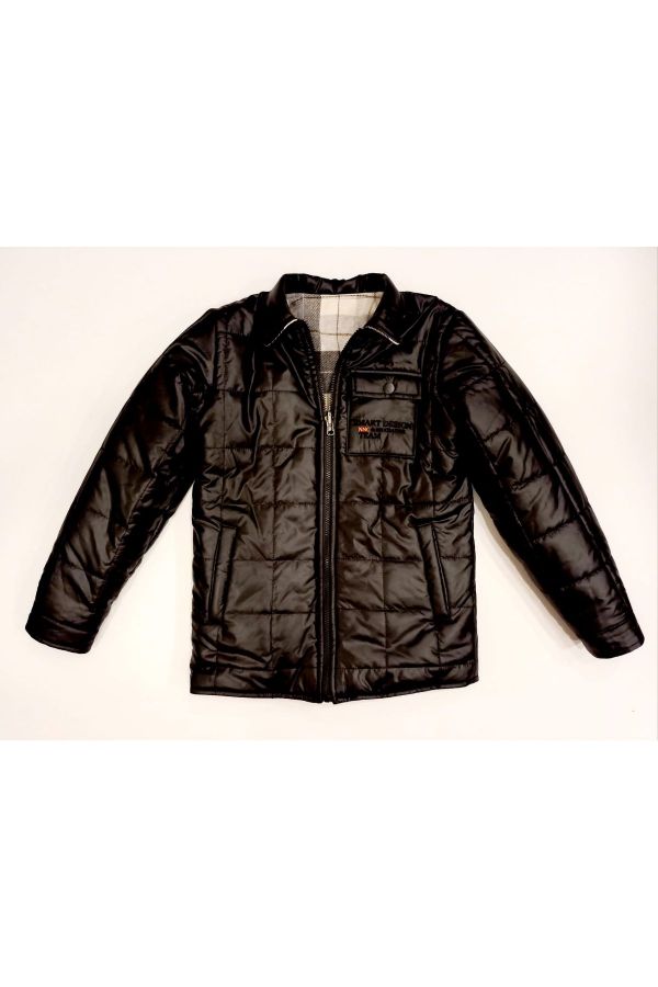 Picture of Nanica 323508 BLACK Boy Puffer Coat