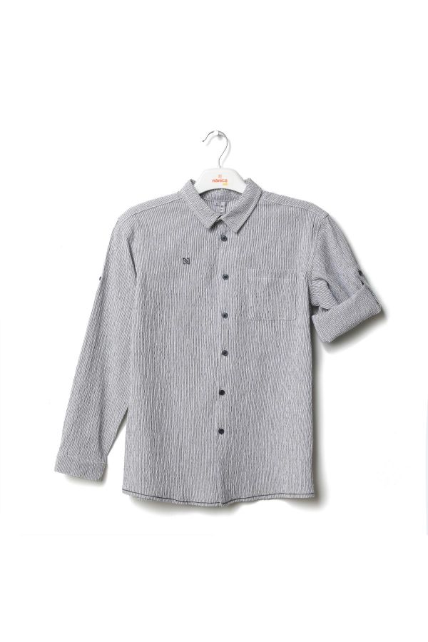 Picture of Nanica 123120 ANTHRACITE Boy Shirt